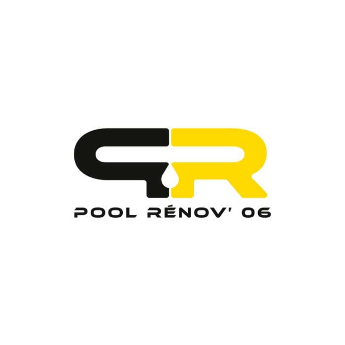 Logo d'une entreprise de rénovation de piscine